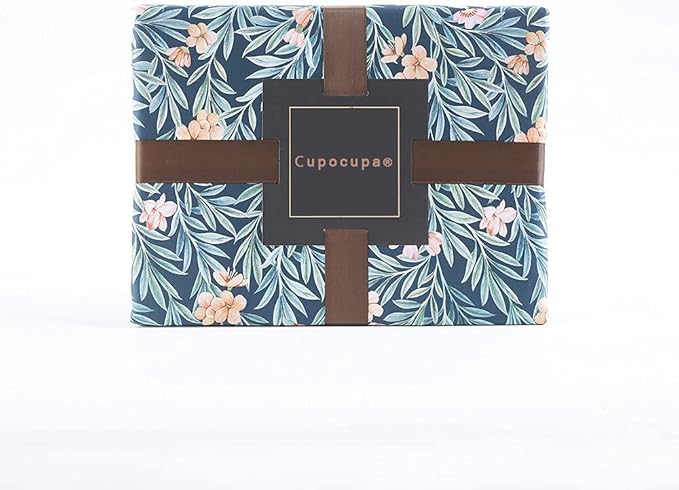 Duvet Cover King Size Set Boho Floral Pattern Vintage Soft Bedding Leaf Print Paisley Duvet Cover with Pillowcases