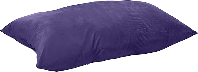 Sofa Sack Bean Bag Chair Cover Only, for Adults and Kids, Without Filling Comfy Fluffy Round or Oval Beanbag Chair Cover Replacement, Lazy Sofa Cover for Reading Chair or Floor Chair, 5-Foot, Purple
