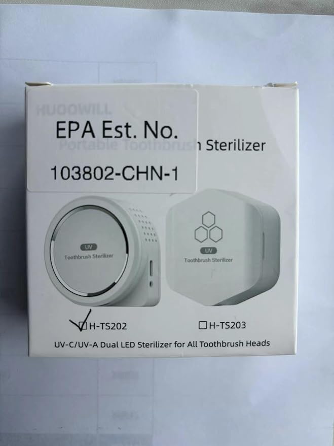 UV Toothbrush Sanitizer Holder, Toothbrush Sanitizer and Holder Cover Caps with Fan Drying, Rechargeable Portable Toothbrush Cleaner Case Fits Most Electric and Manual Toothbrushes (White)