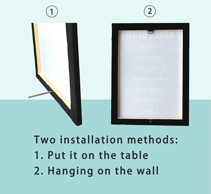 Landscape Canvas Wall Art,Motivational Wall Art Decoration Painting .Suitable forGym, Library, Office, Living Room and Home Deco,Tabletop/Hanging(29x38cm) Framed 2