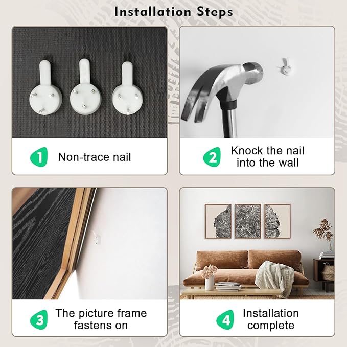 CHDITB Tree Ring Framed Canvas Wall Art Set Of 3,Abstract wood texture Artwork Modern Nature Wall Decor, Neutral Wall Painting,Vintage Wood Ring Art Prints For Bedroom Living Room Decor(12X16 Inch)