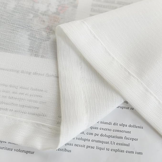 102 Inches Long Pinch Pleated Curtains White Semi Sheer Light Filtering Window Curtains for Living Room Bedroom 1 Panel Sliding Glass Door for Pinch Pleat Drapes, W52 x L102