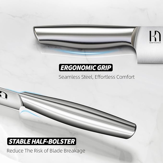 Kitchen Knife Set 14 Piece Premium Japanese High Carbon Stainless Steel Knife Block Sets with Built-in Sharpener, Razor Sharp Knives Set for Kitchen, Quality Acacia Wood Block Knife Set