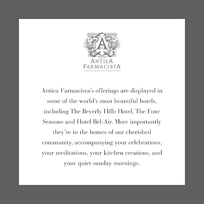 Antica Farmacista Home Ambiance Diffuser, Damascena Rose, Orris and Oud, Rose, 8.45 Fl Oz