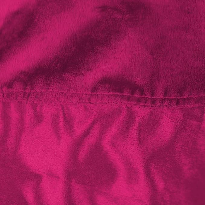 Sofa Sack Bean Bag Chair - Plush, Ultra Soft Memory Foam Bean Bag Chair with Microsuede Cover - Stuffed Foam Filled Furniture and Accessories for Dorm Room - Magenta 3'