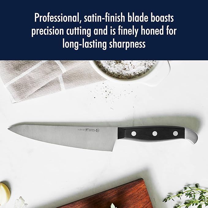 HENCKELS Statement Razor-Sharp 20-Piece Knife Set with Block, With Bonus Sharpener, German Engineered Informed by 100+ Years of Mastery