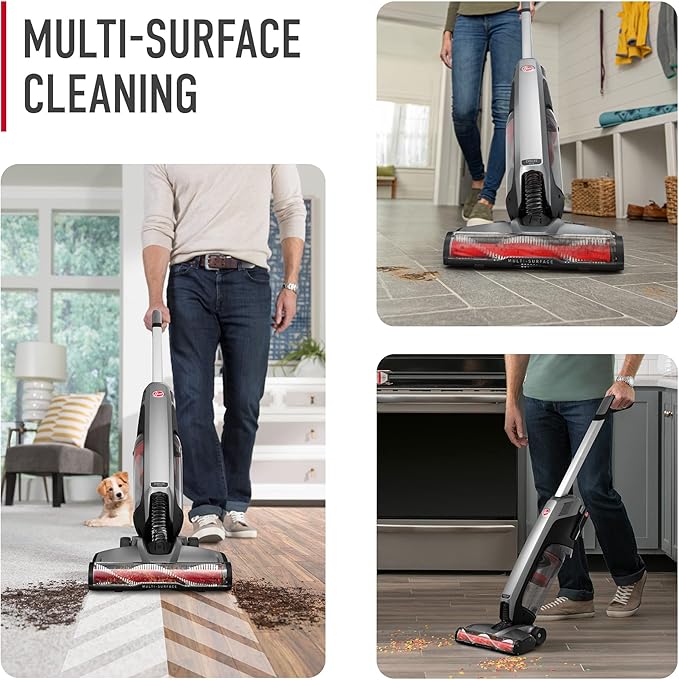 Hoover ONEPWR Evolve Pet Cordless Vacuum Cleaner, Lightweight Stick Vac, Small Upright Vacuum Cleaner, Ideal for Pet Hair, Large Dirt Cup Capacity, Cordless Vacuum Cleaners for Home Use