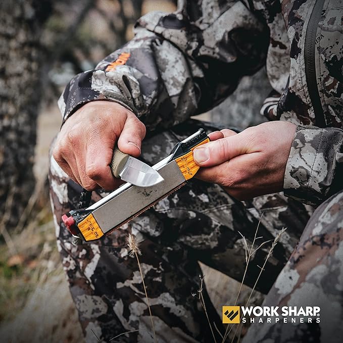 Work Sharp Precision Adjust Elite Set Knife Sharpener value combo bundle with the Guided Field Knife Sharpener