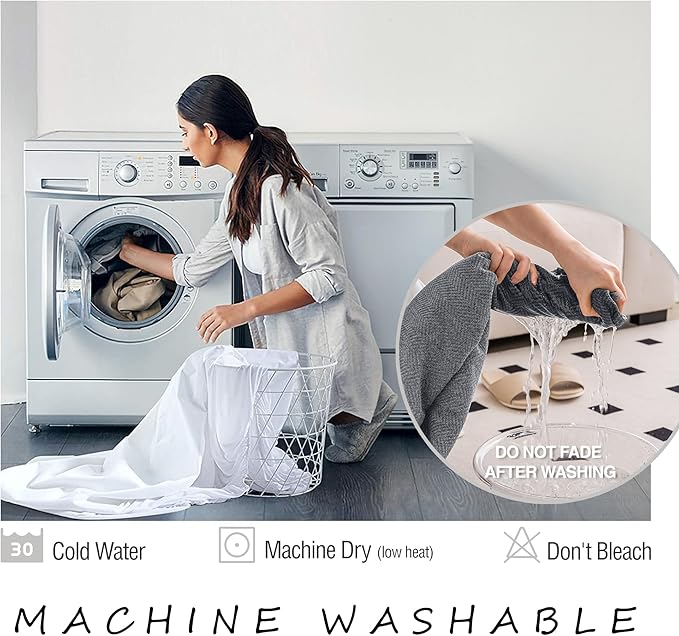 ALIECOM Sectional Couch Covers L Shape Sectional Sofa Cover for Dogs 2 Piece Thick Chenille L Shaped Couch Cover Blanket Chaise Sofa Slipcovers Pet Furniture Protector Washable (X-Large, Light Grey)