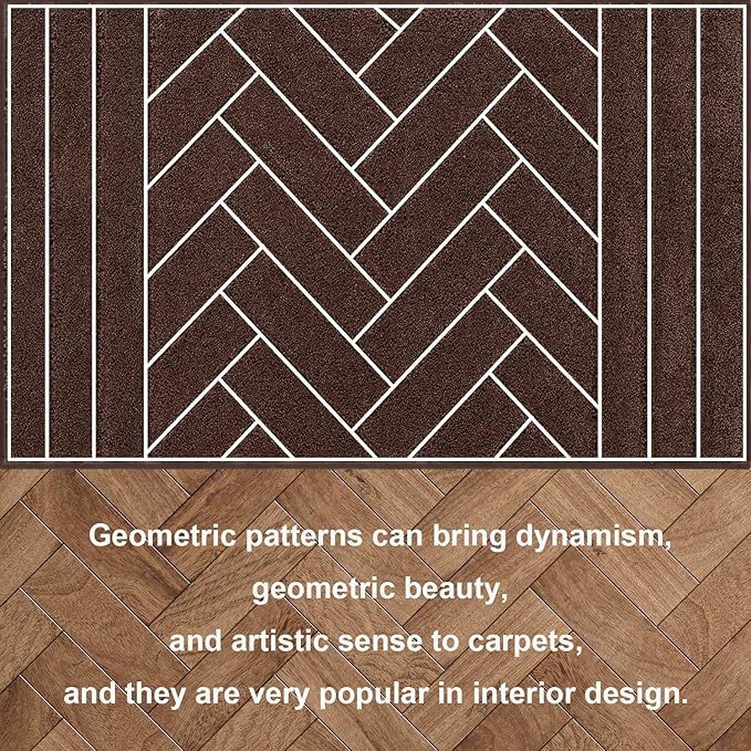 Tindbea Dog Mat for Muddy Paws,Absorbs Moisture Dirt Non-Slip Washable Mud Mat for Dogs,Soft Rubber Backing Front Inside Pet Rug for Entryway, Mud Dog Paws, Patio(20"x48",Coffee)