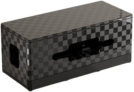 12.5x5.7x5.3in Cable Management Box Cable Organizer Box and Power Strip Box Hide Desk Cord and Floor Cables to Cover and Hide & Power Strips & Cords