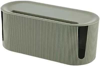 12.2x5.3x4.9in Cable Management Box Cable Organizer Box and Power Strip Box Hide Desk Cord and Floor Cables to Cover and Hide & Power Strips & Cords