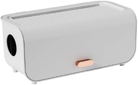 12.5x6.2x5.9in Cable Management Box Cable Organizer Box and Power Strip Box Hide Desk Cord and Floor Cables to Cover and Hide & Power Strips & Cords