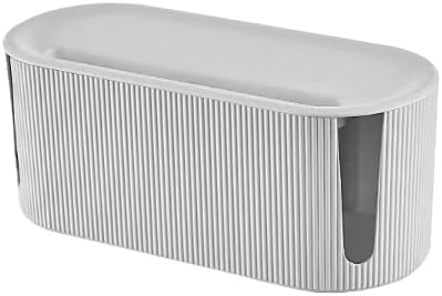 12.2x5.3x4.9in Cable Management Box Cable Organizer Box and Power Strip Box Hide Desk Cord and Floor Cables to Cover and Hide & Power Strips & Cords