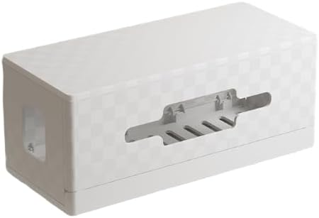 12.5x5.7x5.3in Cable Management Box Cable Organizer Box and Power Strip Box Hide Desk Cord and Floor Cables to Cover and Hide & Power Strips & Cords