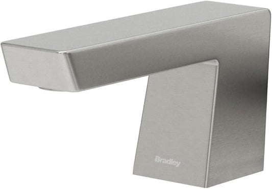 Bradley Zen Foam Soap Dispenser, Sensor Activated, Ring Light Indicates Low Battery Soap or Overflow, Deck Mounted, Auto Top Fill, Brushed Stainless Steel