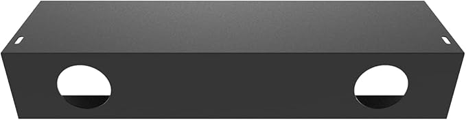 Jingchengmei Under Desk 17 inch Wide Cable Management Tray, Power Strip Holder, Metal Cord Organizer, Wire Management for Office and Home, Black (UDCMT17In, Black)