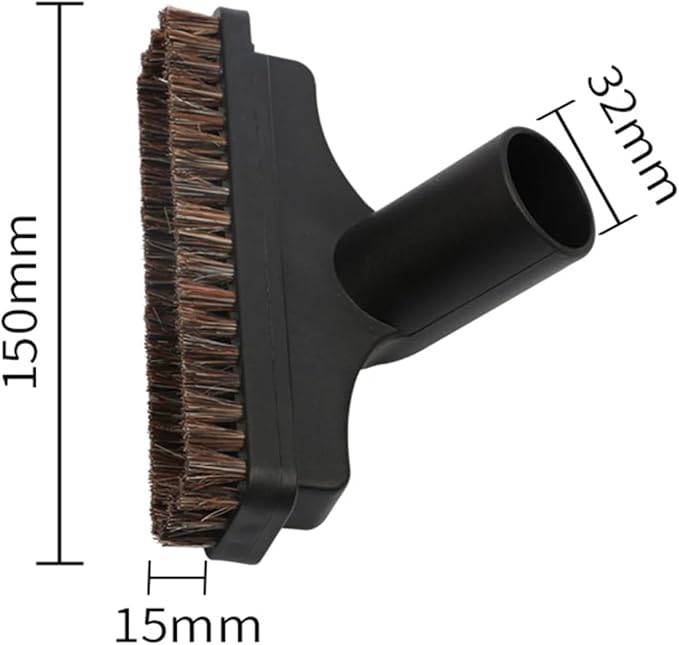 Round Soft Horse Hair Vacuum Brush Attachment For Shark Vacuum Attachments - Round Dust Brush For Shark Vacuum Brushs Attachments, for Most Vacuum Cleaners Accessories