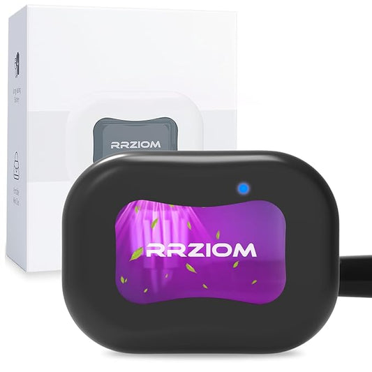 Toothbrush Sanitizer Case, RRZIOM Portable Toothbrush Covers Rechargeable, Rechargeable Toothbrush Cleaner Holder Case for Travel Home, Detachable Toothbrush Cover Cap for All Toothbrushes (Black)