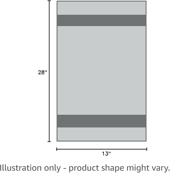 Homaxy 100% Cotton Waffle Weave Kitchen Dish Towels, Ultra Soft Absorbent Quick Drying Cleaning Towel, 13 x 28 Inches, 4-Pack, Dark Green