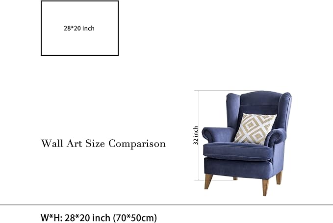 Wieco Art Canvas Prints Dull Red,1927 by Wassily Kandinsky Classic Abstract Art Famous Paintings Reproductions Canvas Wall Art for Living Room Home Decor Wall Decorations