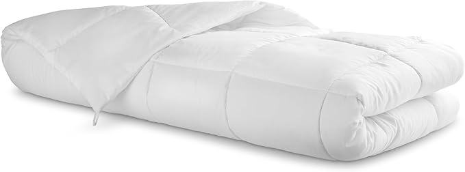 Slumberjack Duvet Insert Queen - Premium Peached Breathable Fabric, Soft & Cozy, Made in USA, Hypoallergenic, Box-Quilt Construction, Machine Washable, Corner Loops