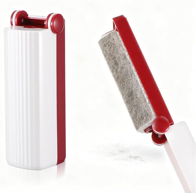 2 Pcs Portable Mini Lint Remover, Mini Lint Roller, Washable Reusable Phone Screen Cleaner, Pet Hair Remover for Clothes and Pet Hair