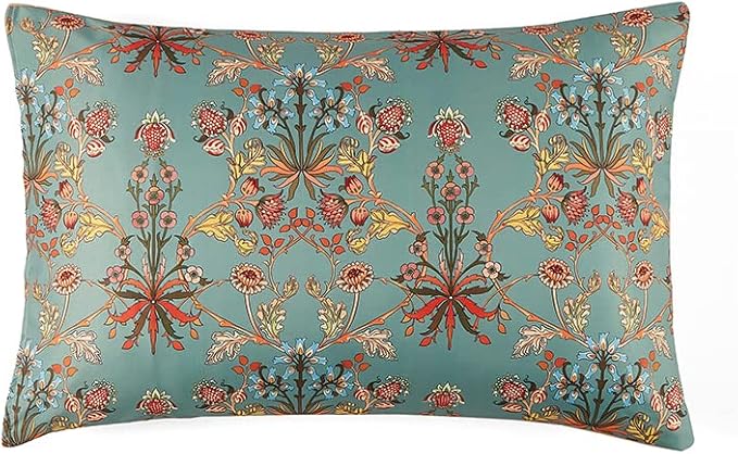 Cupocupa Duvet Cover King Size Set Boho Floral Pattern King Duvet Cover Set for King Size Bed Vintage Soft Bedding Leaf Print Paisley Duvet Cover with Pillowcases