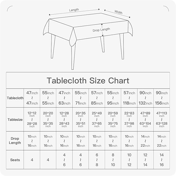 BALCONY & FALCON Small Square Tablecloth Washable Wrinkle Resistant and Water Proof Table Cloth Decorative Linen Tablecloths for Bedside End Table Bedroom Nightstand (Ruby Red, 35x35)