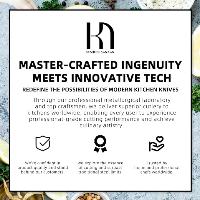 Kitchen Knife Set with Block 17 Pcs, Knife Block Set, Japanese High Carbon Stainless Steel Knives Set for Kitchen with Sharpener, Razor Sharp Premium Block Knife Sets