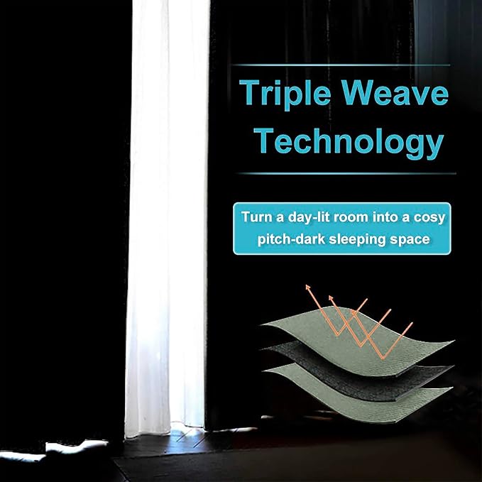 RYB HOME Blackout Curtains for Small Window - Thermal Insulated Privacy Curtains Shades for Kitchen Bathroom Cafe Dorm Loft, W 34 x L 45 inch per Panels, Sea Green, 2 Pcs