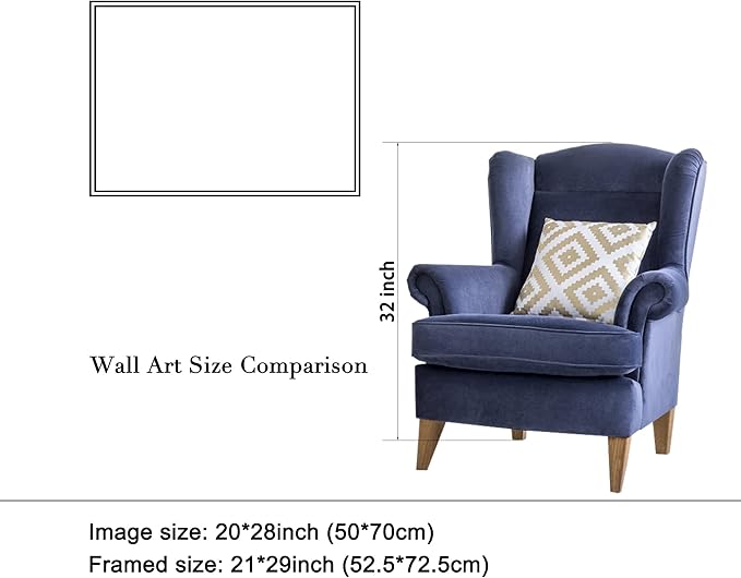 Wieco Art Framed Canvas Wall Art Squares with Concentric Circles of Wassily Kandinsky's Famous Abstract Classical Paintings Reproduction for Wall Decor Living Room Home Decorations