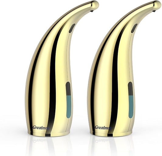 Adjustable Automatic Soap Dispenser Touchless, 4 Adjustable Levels Touchless Sensor Liquid Soap Pump Dispenser，300ml Rechargeable Magnetic Charging Hand Soap Dispenser for Kitchen，Bathroom