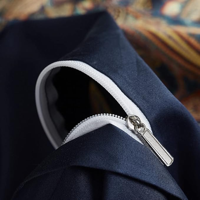 Cupocupa Duvet Cover Queen Size Set Boho Floral Pattern Duvet Cover Queen for Queen Size Bed Vintage Soft Bedding Leaf Print Paisley Duvet with Pillowcases