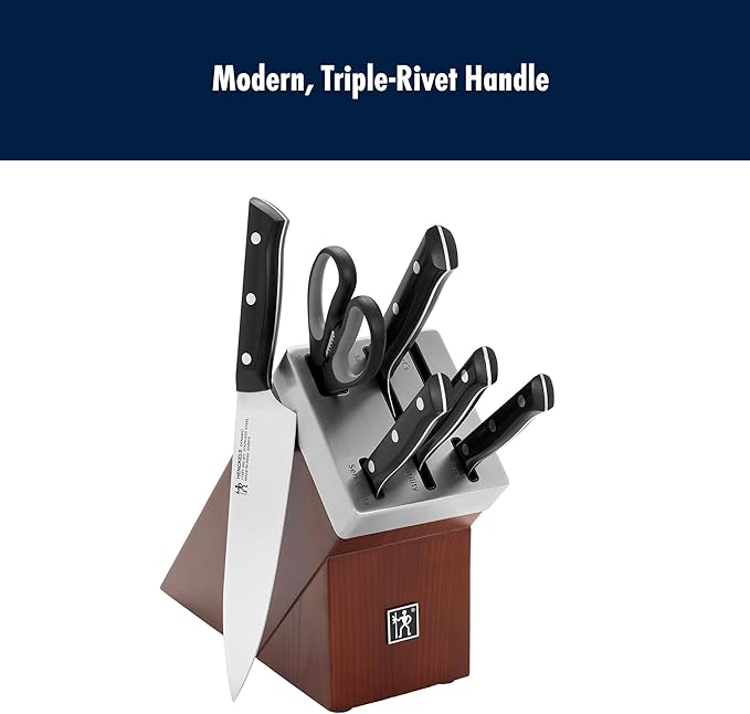 HENCKELS Dynamic Razor-Sharp 7-Piece Knife Set, Chef Knife, Bread Knife, German Engineered Informed by 100+ Years of Mastery