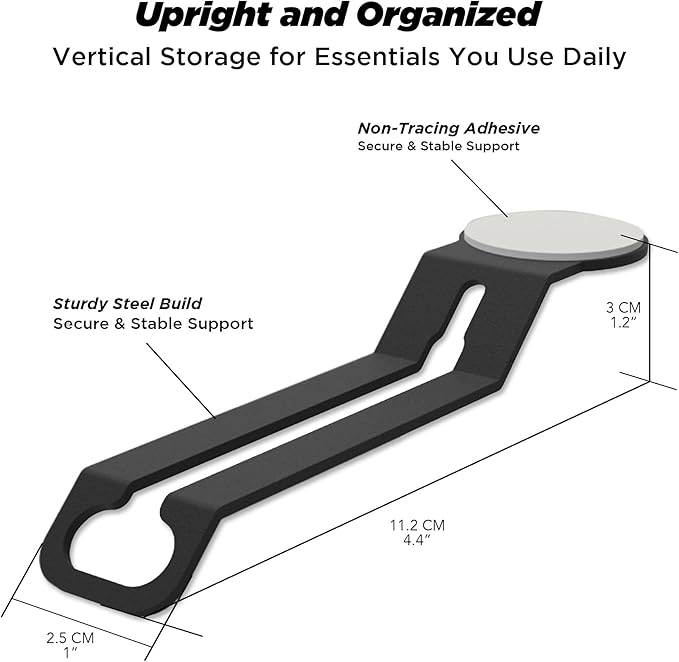 Moodular Add-ons Watch Stand for Smart Watch (Charger Not Included) [Accessory Only - Requires Moodular Wooden Monitor Stand Slide Rails for Use] Black MSA-WS