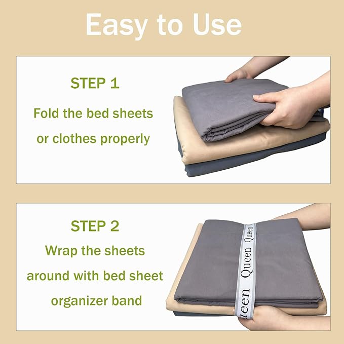 20 Pieces Bed Sheet Organizer Bands, Sheet Organizers and Storage Label Bands, Sheet Label for Bedding, Sheets Organizer for Closet,Sheet Keepers Linen Labels Bedding Bands (Grey, Mix 20Pcs)