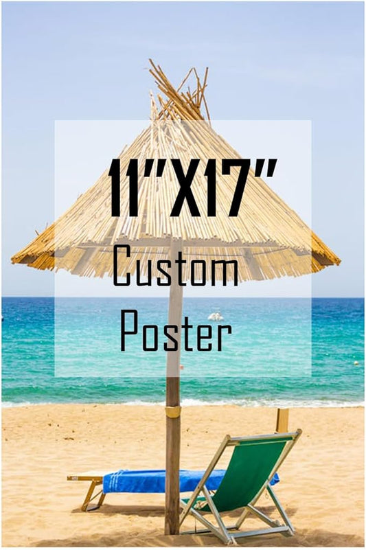 ZXDZSM Personalized Custom Canvas Poster(Unframe,11"X17"): Upload Your Image/Photo - Custom Personalized Photo to Poster Printing, Wall Art Prints ﻿