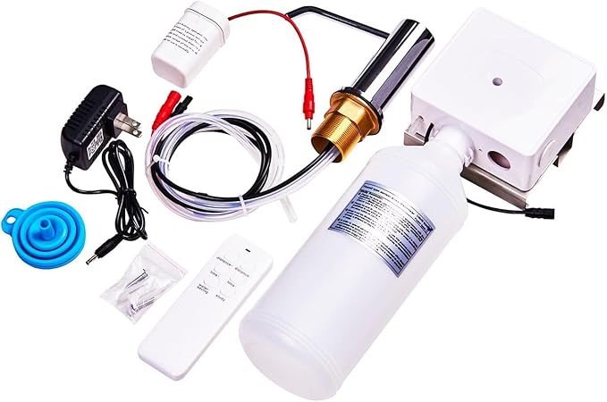 Automatic Touchless Soap Dispenser, Stainless Steel Automatic Liquid Soap Dispenser with 1000ml Bottle, Hands-Free Electronic Soap Dispensers(Chrome)