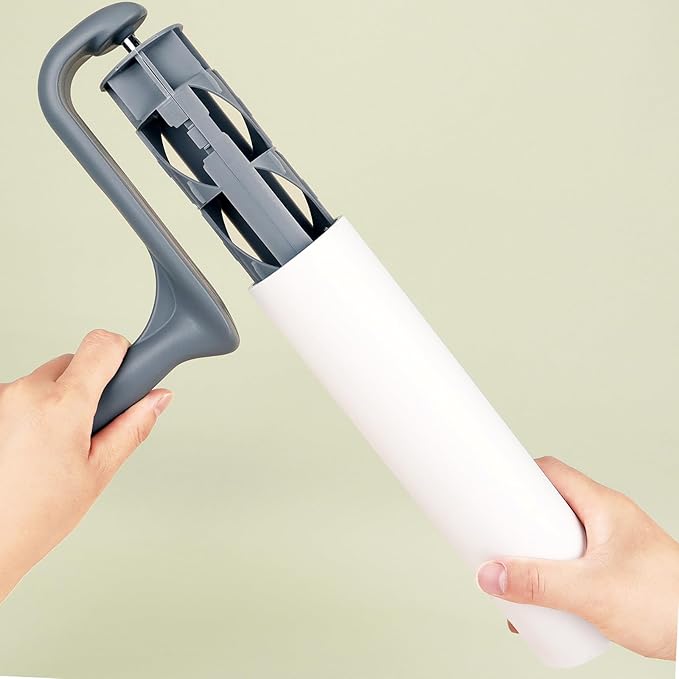 10 inch Mega Lint Roller Refills Compatible with Evercare Layers Smart Design Large Floor Lint Rollers Extreme Stick 10'' Wide Sticky Roller Refills 60 Sheets per Roll 5 Pack Total 300 Sheets