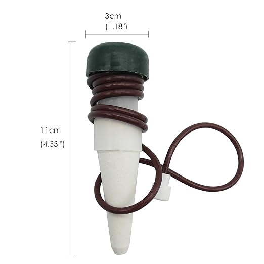 (8-Pack) Automatic Plant Watering System Devices, Slow Release Ceramic Material Feeder for Vacation Plant Self Watering Kit for Outdoor & Indoor Use