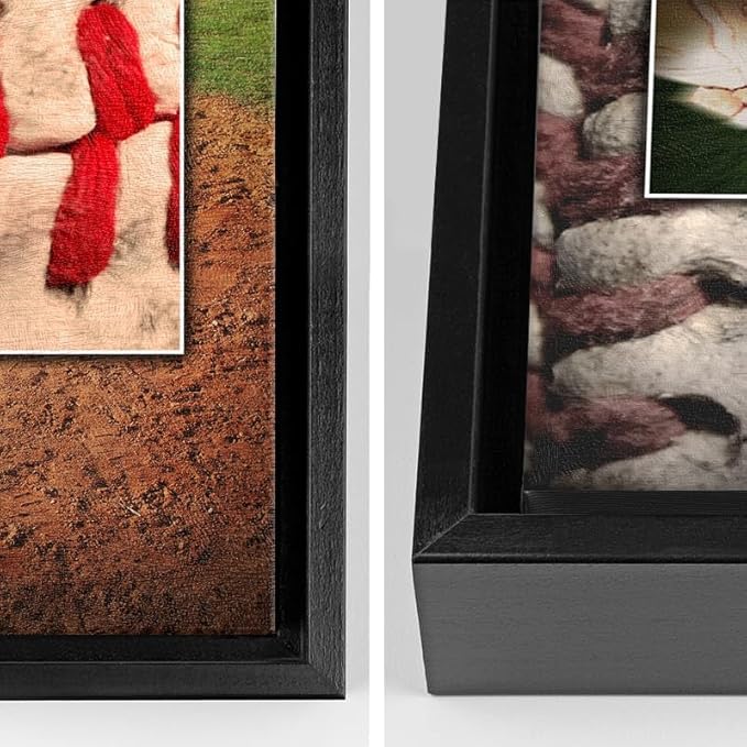 Personal-Prints PICKLEBALL Personalized Name Art Print | Customized Gift for the Pickleball Player, Duo or as a Trophy |Unique and Custom Photo Canvas Wall Art Décor (16"x32" Float Framed Canvas)