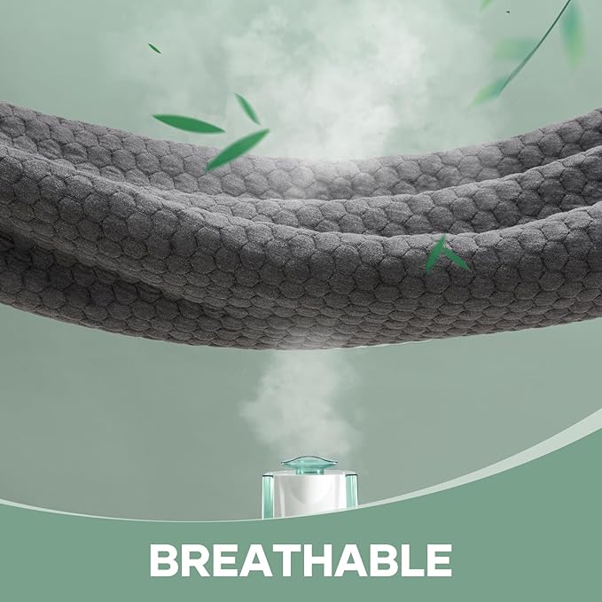 OhGeni 100% Waterproof Mattress Protector, Crib-Gray Size Mattress Pad, Fits 3"-6" Mattresses with Deep Pocket, Cooling, Breathable Fitted Sheets, Soft Bed Cover, Noiseless, Machine Washable