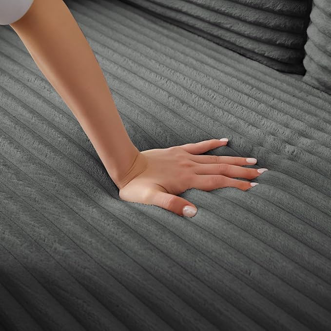 Convertible Corduroy Sofa Bed with USB Charging Port & Cup Holders, 68.11" Foldable Sleeper Chair with Armrests & Pillows, 3-in-1 Floor Futon for Living Room, Bedroom, Guest Room