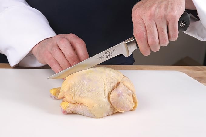 Mercer Culinary Genesis 8-Piece Magnetic Board Knife Set, 14 1/8 x 10 1/4, 13 inch high, Stainless Steel