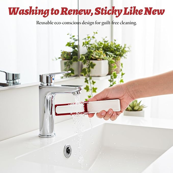 2 Pcs Portable Mini Lint Remover, Mini Lint Roller, Washable Reusable Phone Screen Cleaner, Pet Hair Remover for Clothes and Pet Hair