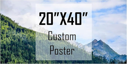ZXDZSM Personalized Custom Canvas Poster(Unframe,20"X40"): Upload Your Image/Photo - Custom Personalized Photo to Poster Printing, Wall Art Prints ﻿