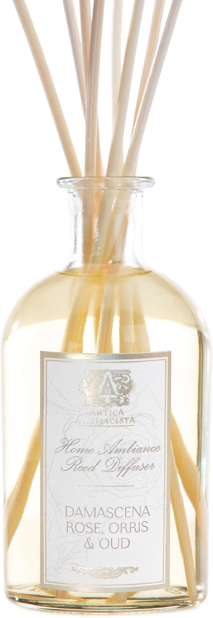 Antica Farmacista Home Ambiance Diffuser, Damascena Rose, Orris and Oud, Rose, 8.45 Fl Oz