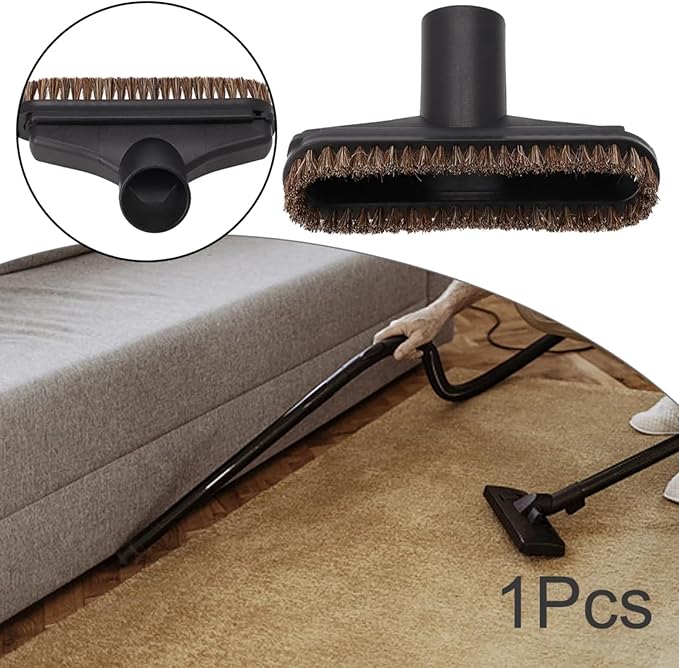 Round Soft Horse Hair Vacuum Brush Attachment For Shark Vacuum Attachments - Round Dust Brush For Shark Vacuum Brushs Attachments, for Most Vacuum Cleaners Accessories