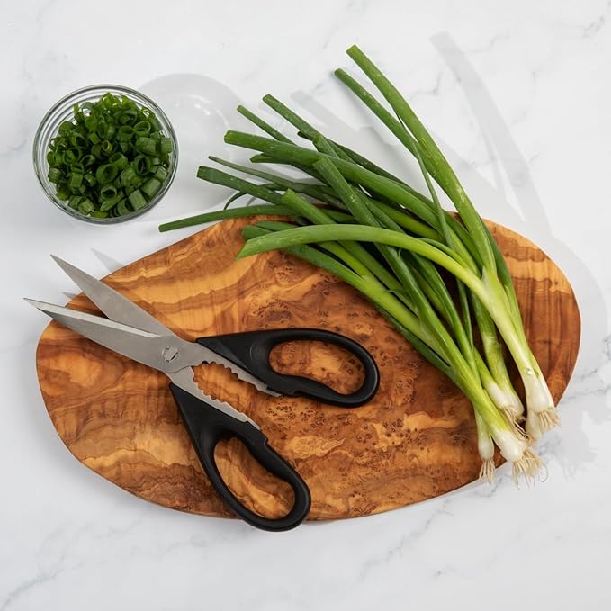 Yatoshi 15 Piece Knife Block Set - Pro Kitchen Knife Set Ultra Sharp High Carbon Stainless Steel with Ergonomic Handle